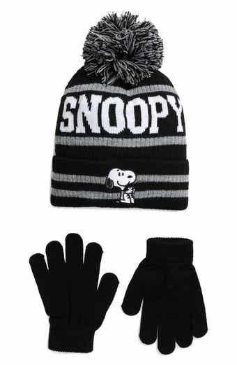 Kids' Peanuts Snoopy 2-Piece Beanie & Gloves Set