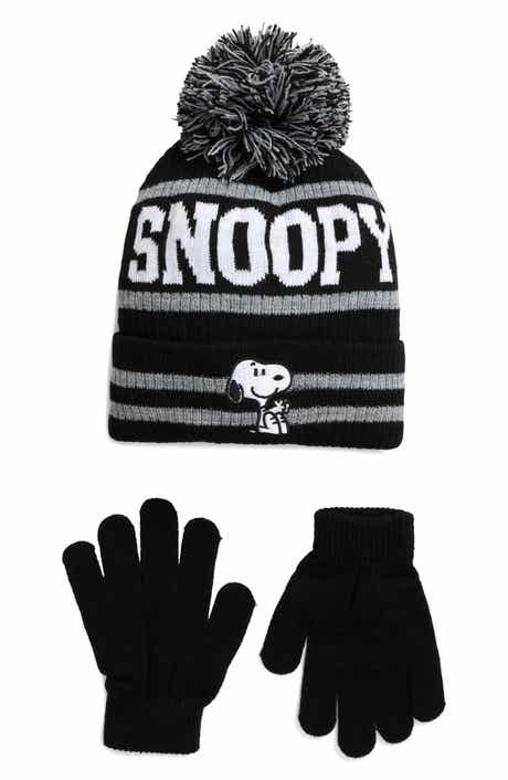 Kids' Peanuts Snoopy 2-Piece Beanie & Gloves Set