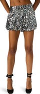 Steve Madden Celestine Sequin Paillette Bubble Shorts