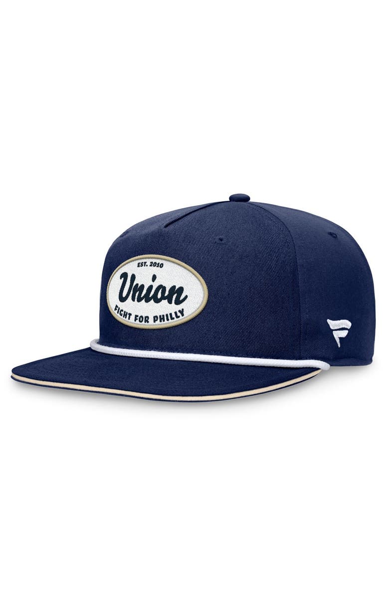 FANATICS Men's Fanatics Branded Navy Philadelphia Union Iron Golf Snapback Hat, Alternate, color, Navy