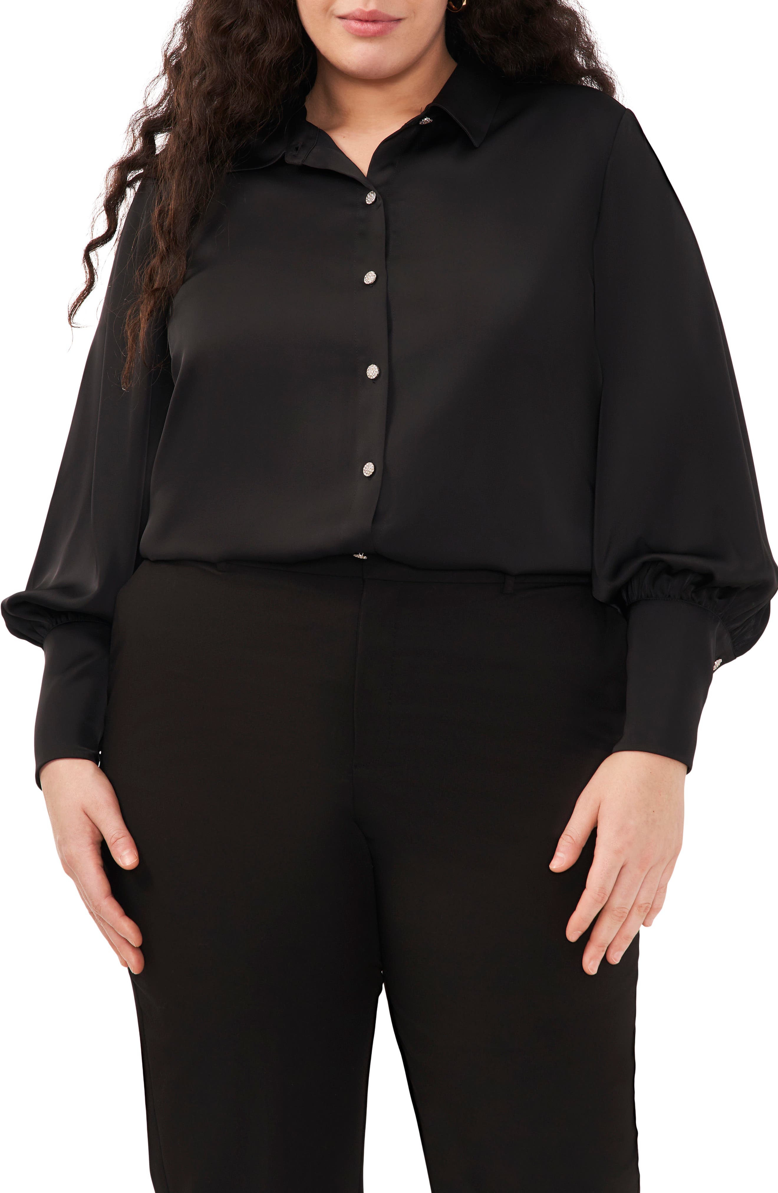 nordstrom plus size formal tops