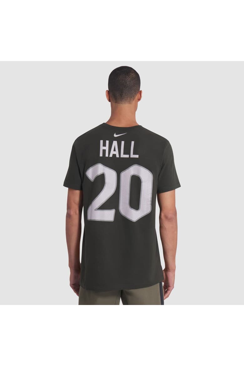 Men's Nike Breece Hall Gotham Green New York Jets 2025 Rivalries Collection Player Name & Number T-Shirt, Alternate, color, Green