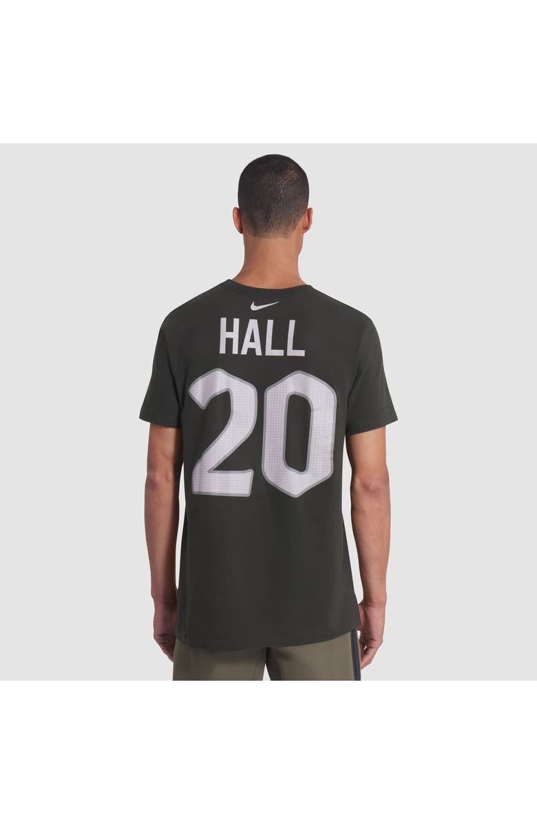 Nike Men's Nike Breece Hall Gotham Green New York Jets 2025 Rivalries Collection Player Name & Number T-Shirt, Alternate, color, Green