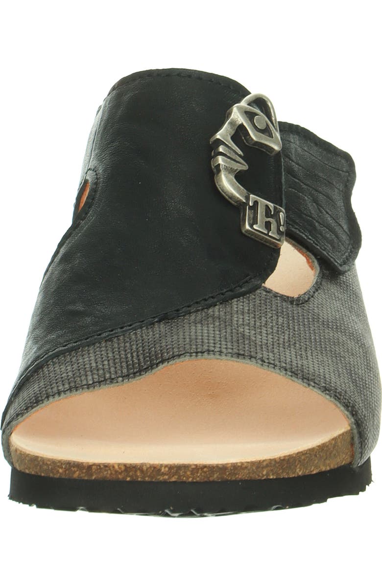 Think! 'Mizzi with Face' Sandal, Alternate, color, Black/ Kombi