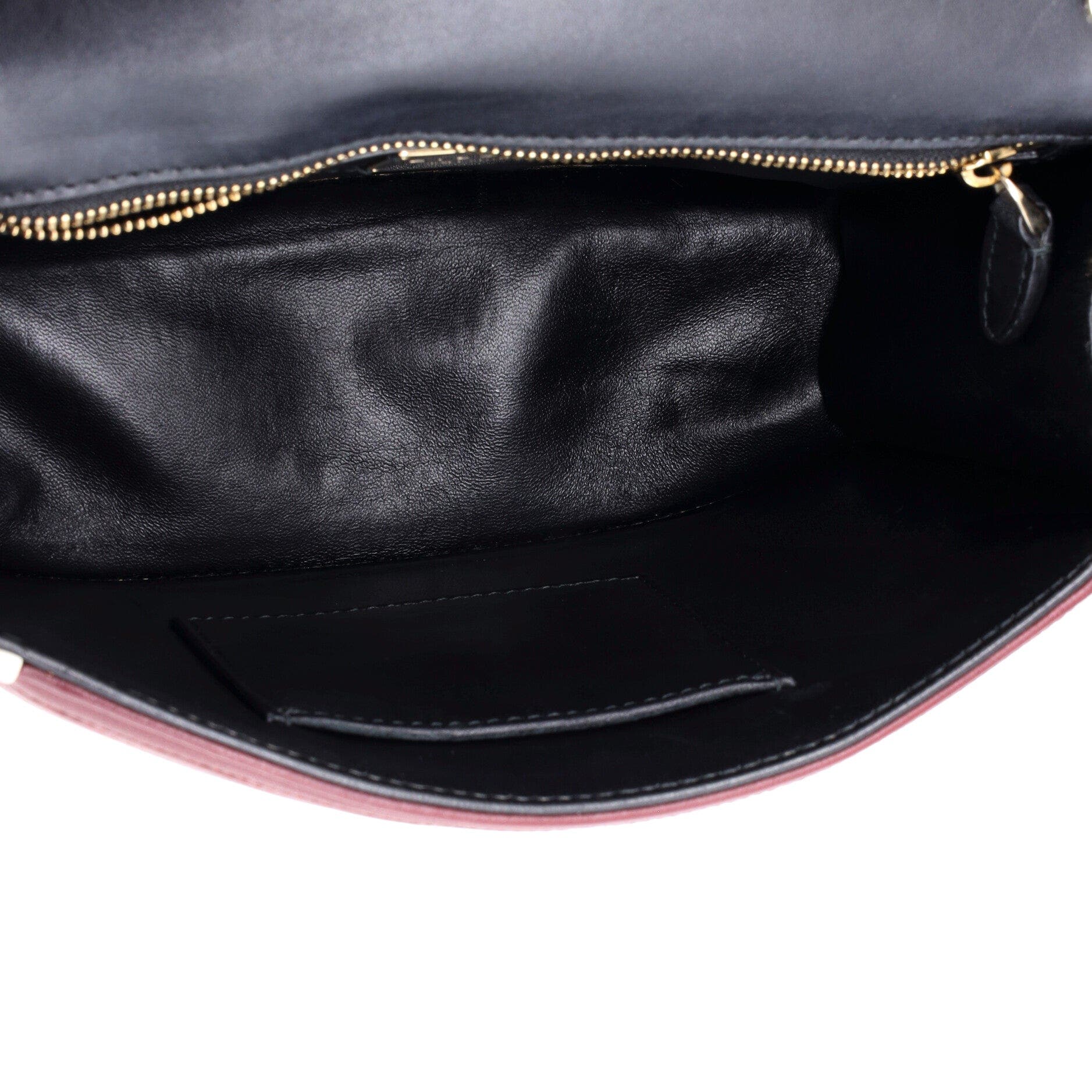 Serpenti Forever Shoulder Bag Quilted Leather Small, Alternate, color, Burgundy