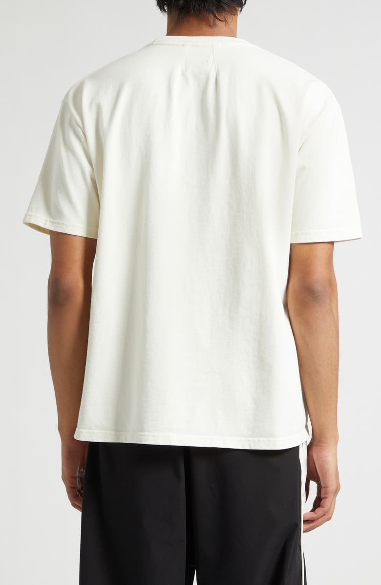 Rhude Regatta Club Graphic T-Shirt, Alternate, color, Vintage White/ Black/ Green