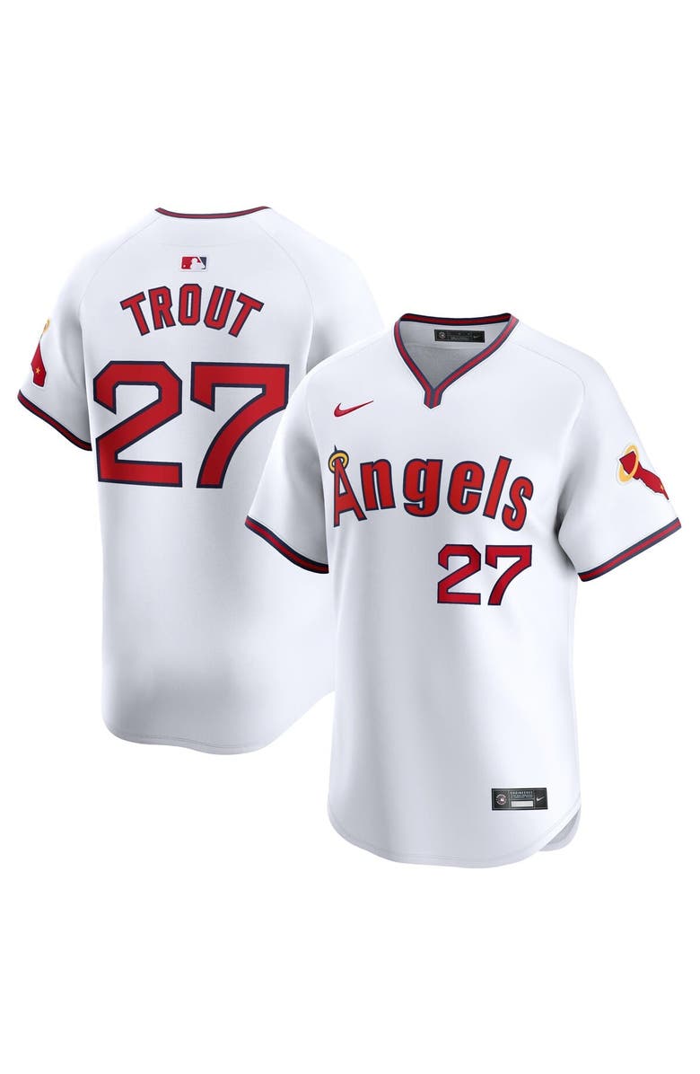 Nike Men's Nike Mike Trout White Los Angeles Angels Alternate Limited Player Jersey, Alternate, color, White