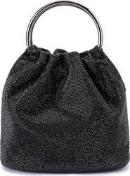 Olga Berg Mabel Crystal Top Handle Clutch