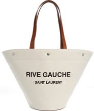 Saint Laurent Rive Gauche Canvas Tote
