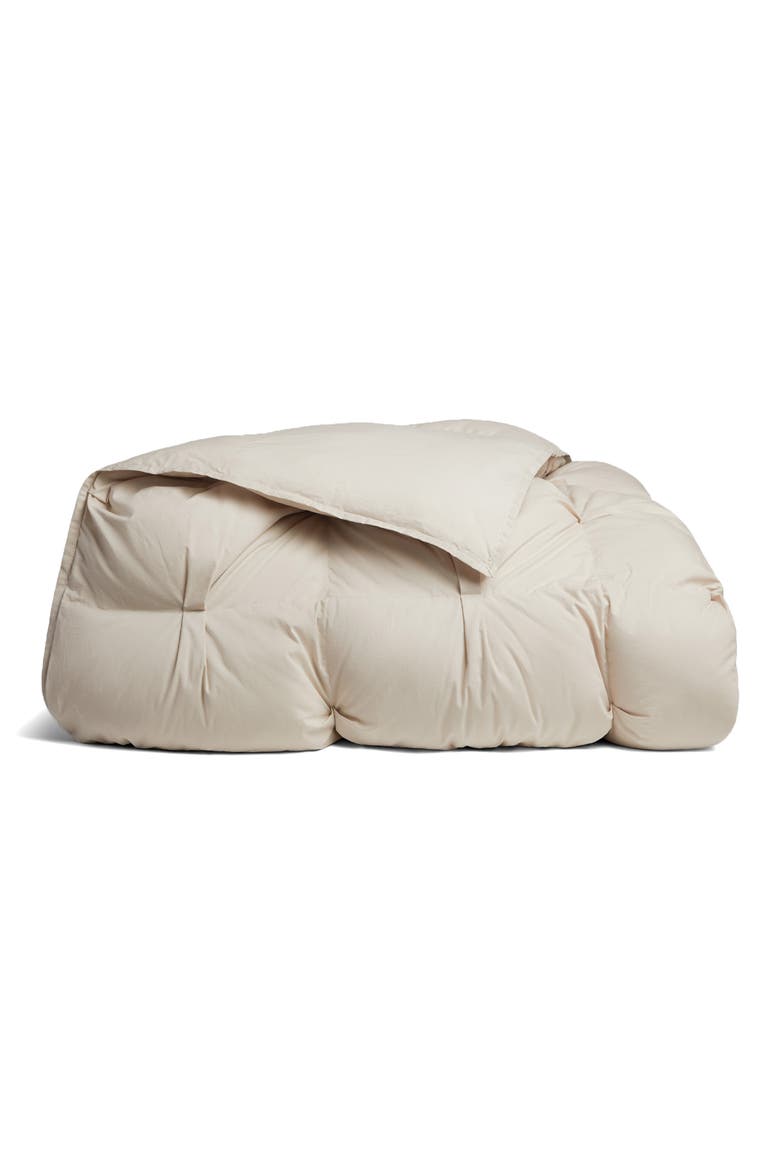 Organic Cotton Puff Comforter, Main, color, BONE