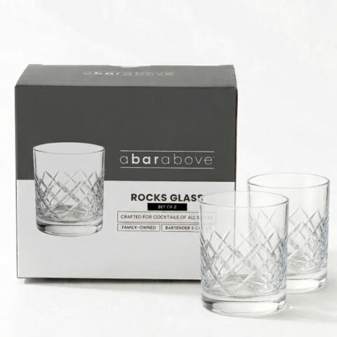 Diamond Cut Rocks Glass