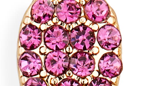 Leith Pavé Crystal Light Bulb Linear Drop Earrings In Multi