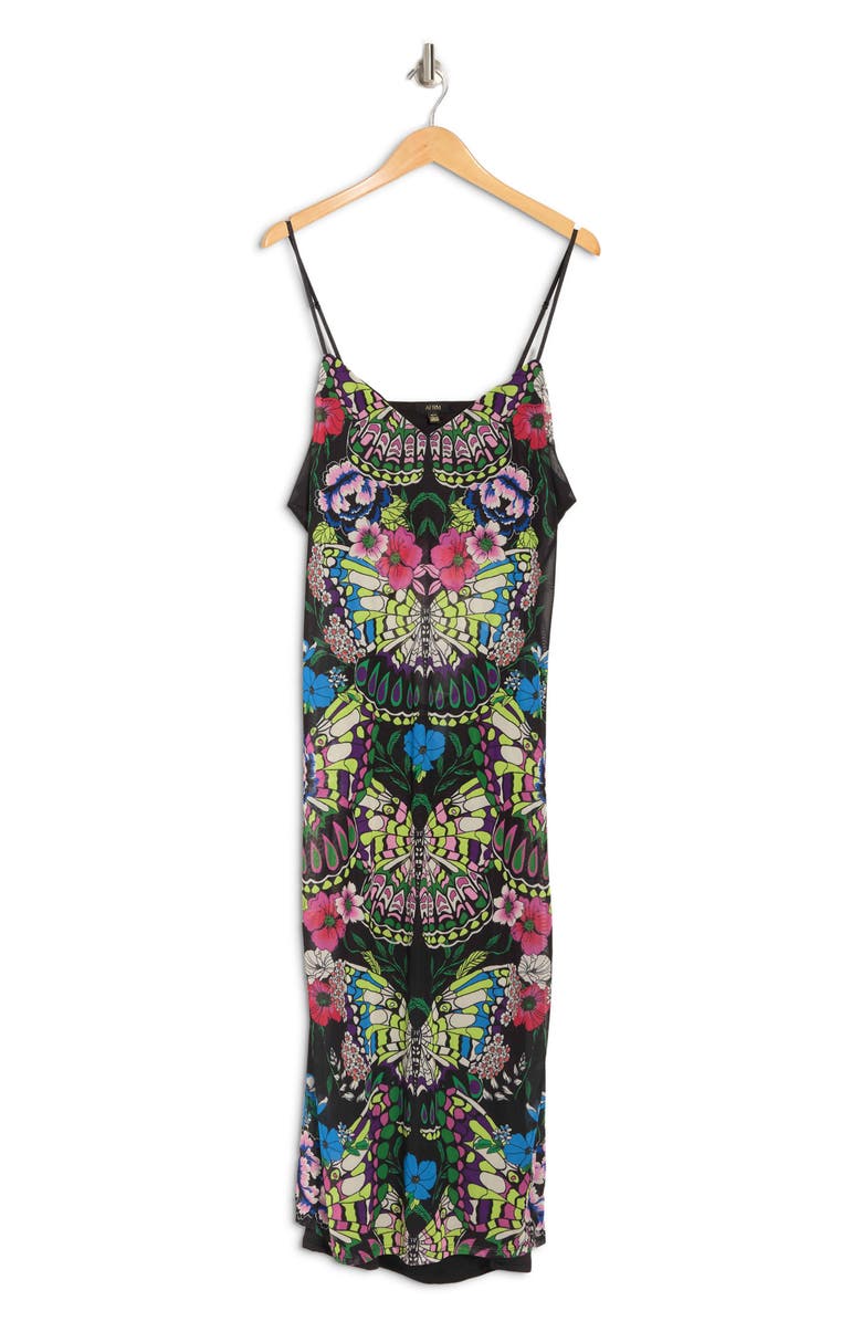 AFRM Butterfly Print Maxi Dress, Alternate, color, 