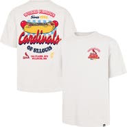 '47 Men's '47 Cream St. Louis Cardinals Glizzy T-Shirt