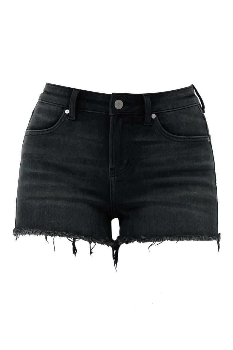 Mid Rise Cutoff Shorts, Alternate, color, BLACKICE