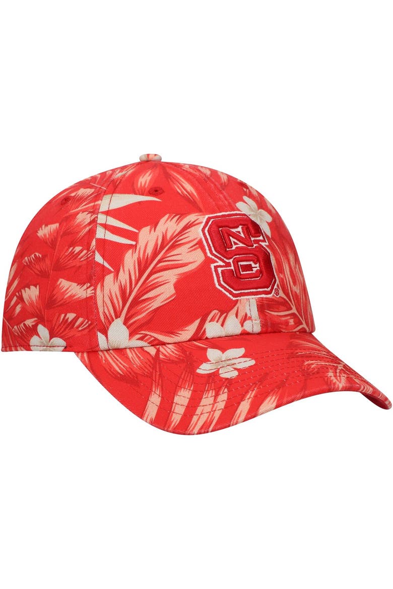 Men's '47 Red NC State Wolfpack Tropicalia Clean Up Adjustable Hat, Alternate, color, Red