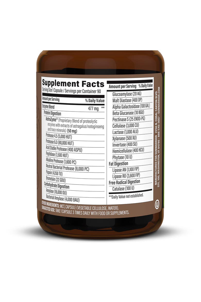 Enzorb Digestive Enzyme Capsules, 90ct, Alternate, color, No Color