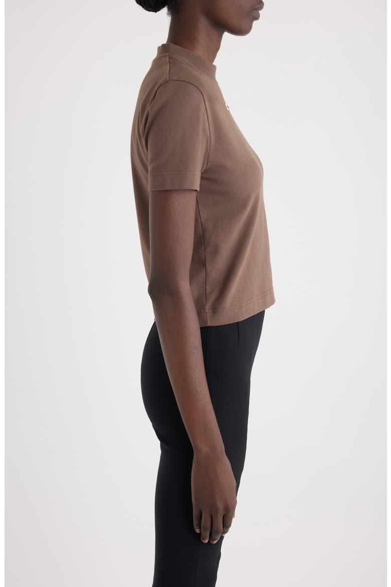 Le T-Shirt Gros Grain T-Shirt, Alternate, color, DARK BROWN