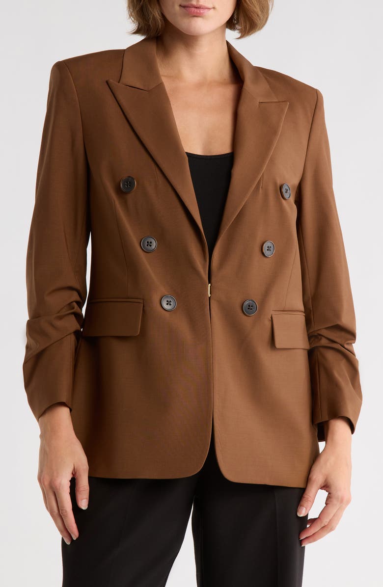 Veronica Beard Beacon Dickey Jacket, Main, color, Whisky