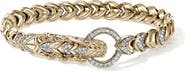 John Hardy Naga Bracelet, 14K Gold, Diamonds