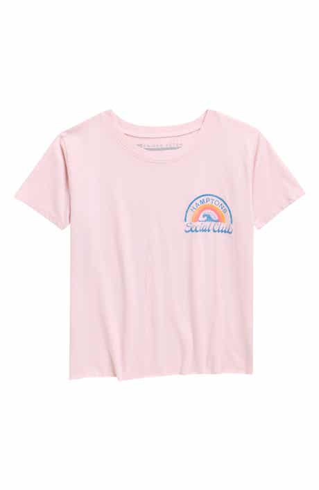Kids' Hampton Social Club Cotton Oversize Graphic T-Shirt