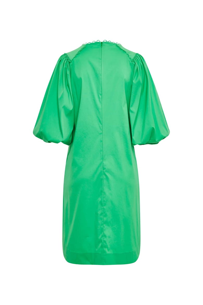 Effortless A-Line Balloon Sleeve Dress, Alternate, color, Green