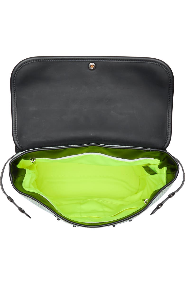 Longchamp Urban Mixed Material Backpack, Alternate, color, Black