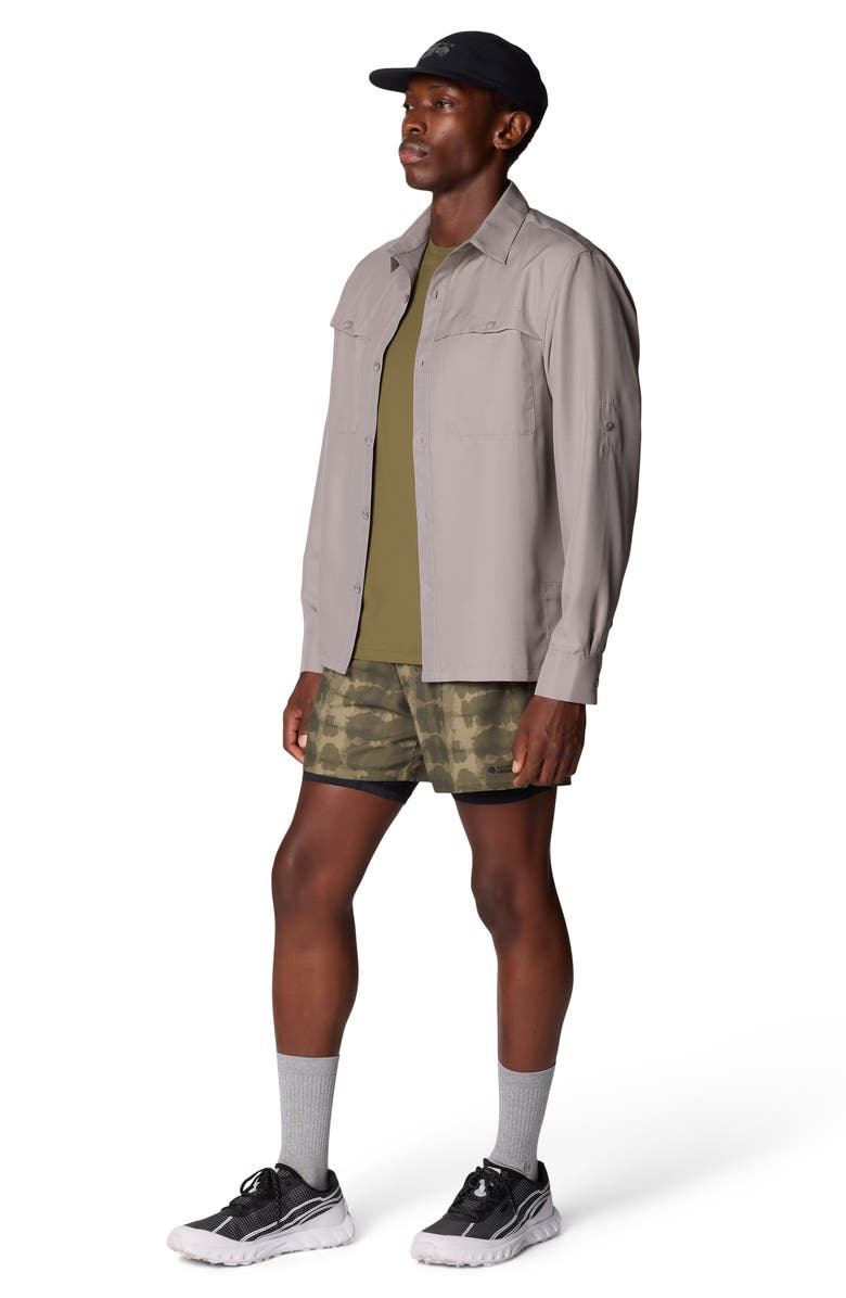 Mountain Hardwear Sun Drift Cooling Long Sleeve Shirt, Alternate, color, Approaching Storm