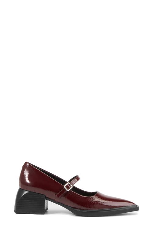 Vagabond Shoemakers Vivian Pointed Toe Mary Jane Pump In Red