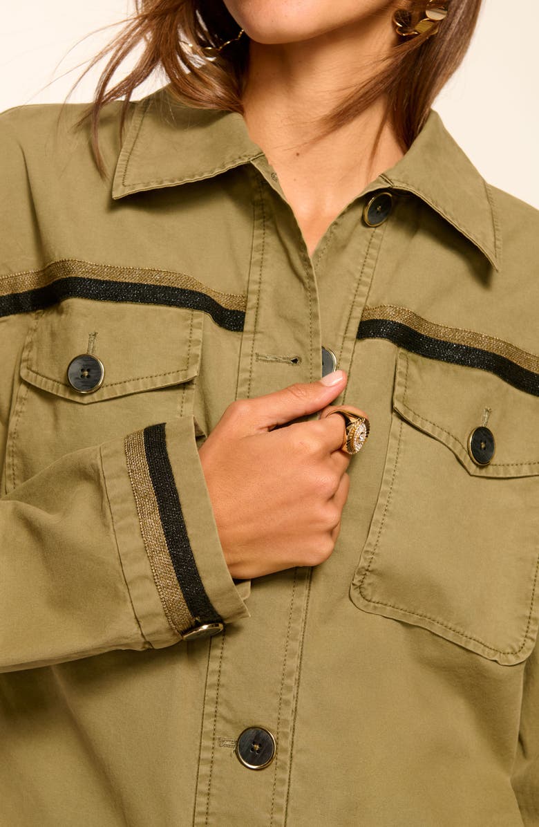 Ramy Brook Nikola Utility Jacket, Alternate, color, Safari Green