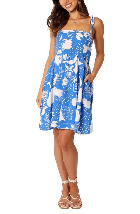 Shay Tie Strap Minidress