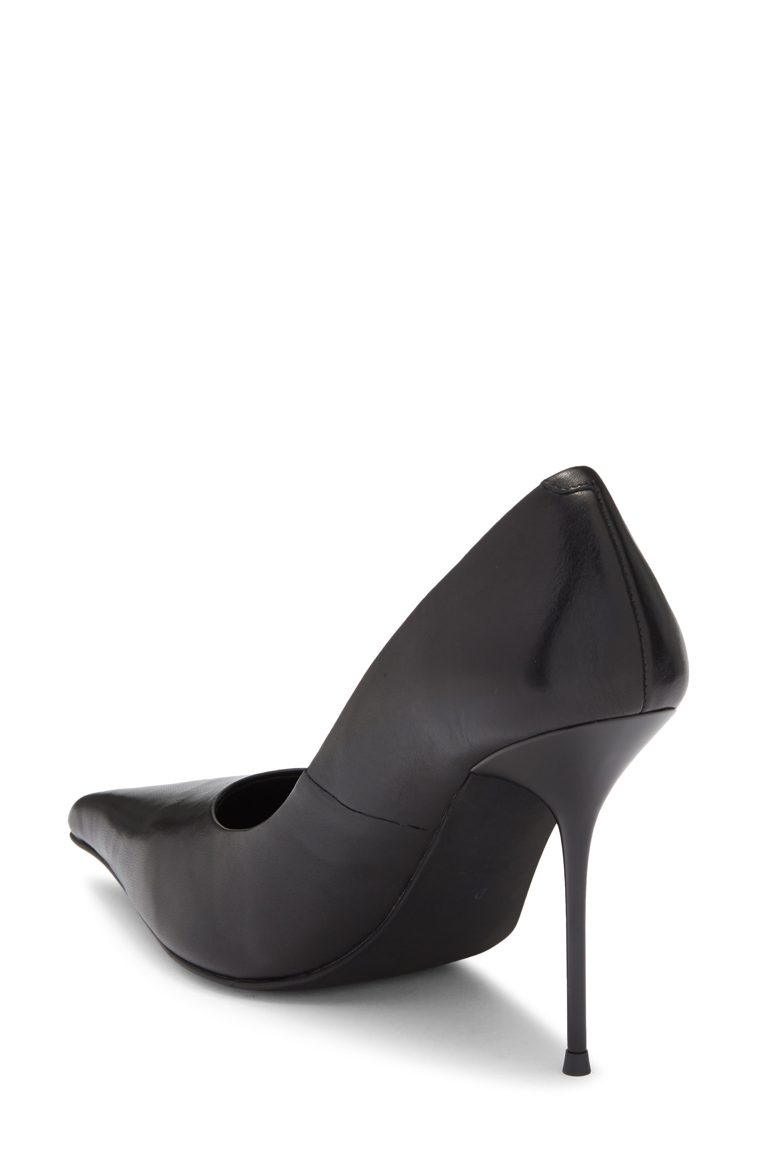 Pucker Pointed Toe Pump, Alternate, color, BLACK