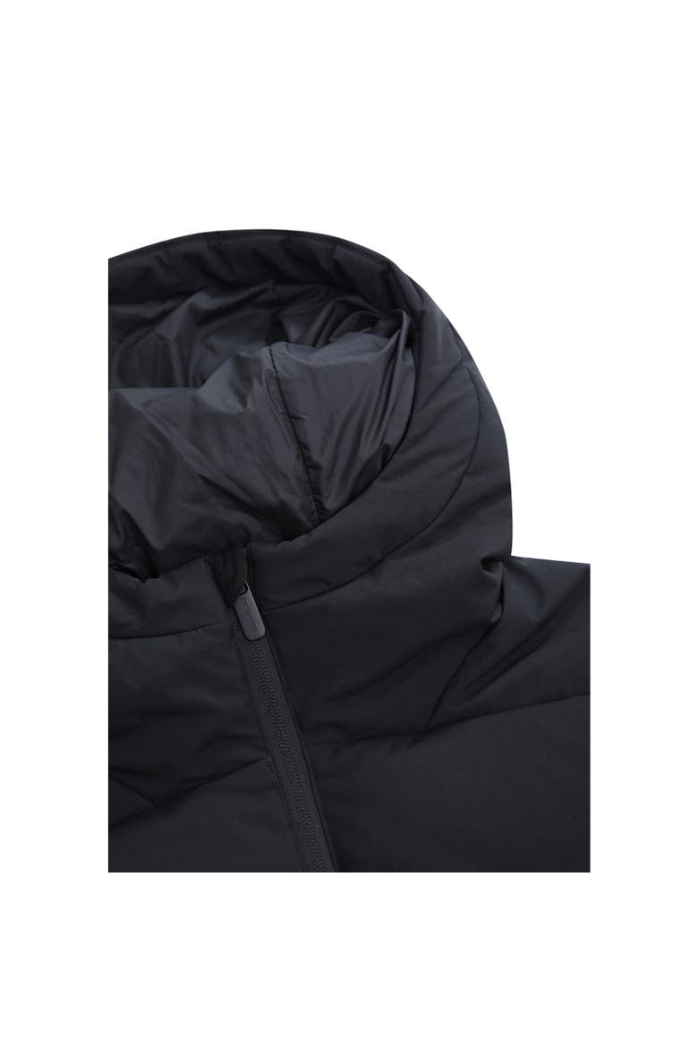 Tech Down Heat Sealed Baffles Padded Jacket, Alternate, color, Black
