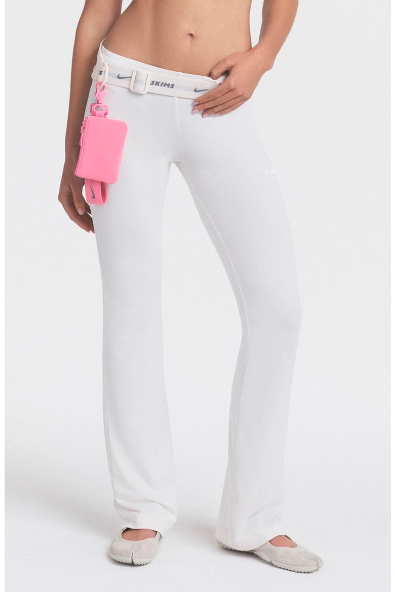 Airy Low Rise Mini Flare Pants, Main, color, NSKM ACTV IVORY