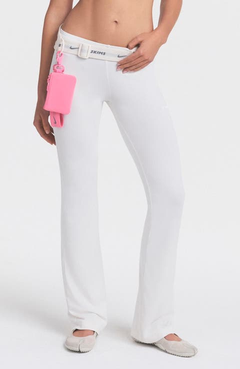 Airy Low Rise Mini Flare Pants (Regular & Plus)