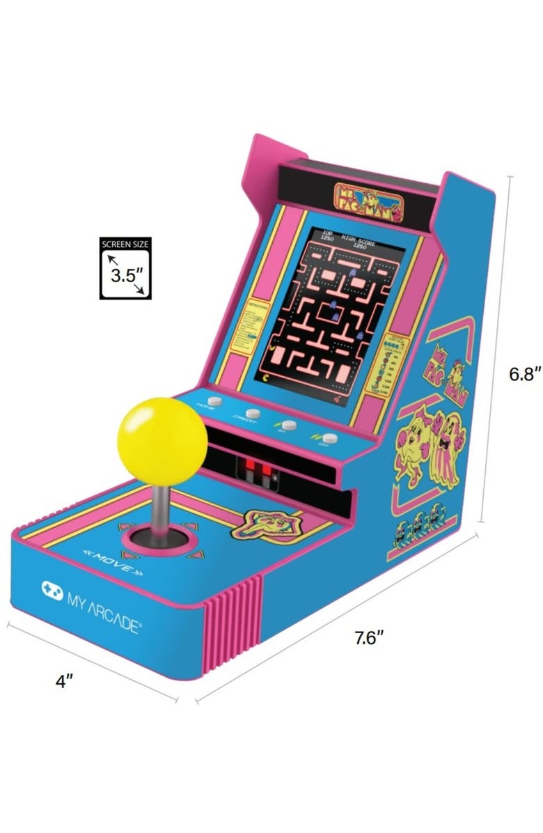 My Arcade Myarcade Dgunl7074 Joystick Player Ms. Pac-Man Ret, Alternate, color, Multicolor