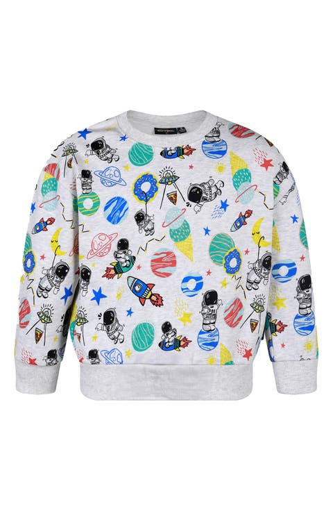 Kids' Crewneck French Terry Sweatshirt (Toddler, Little Kid & Big Kid)