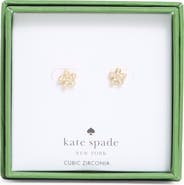 Kate Spade New York pavè flower mini stud earrings