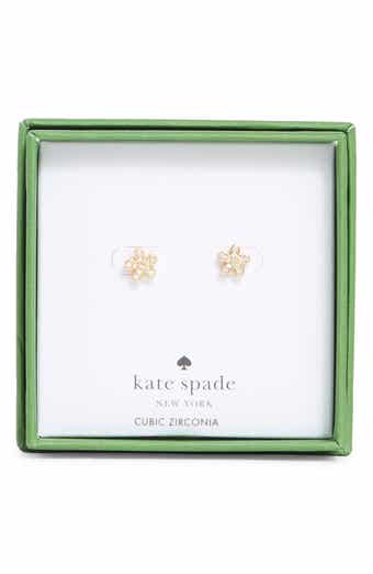 pavè flower mini stud earrings