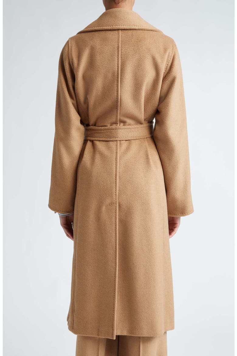 Manuela Camel Hair Wrap Coat, Alternate, color, CAMEL
