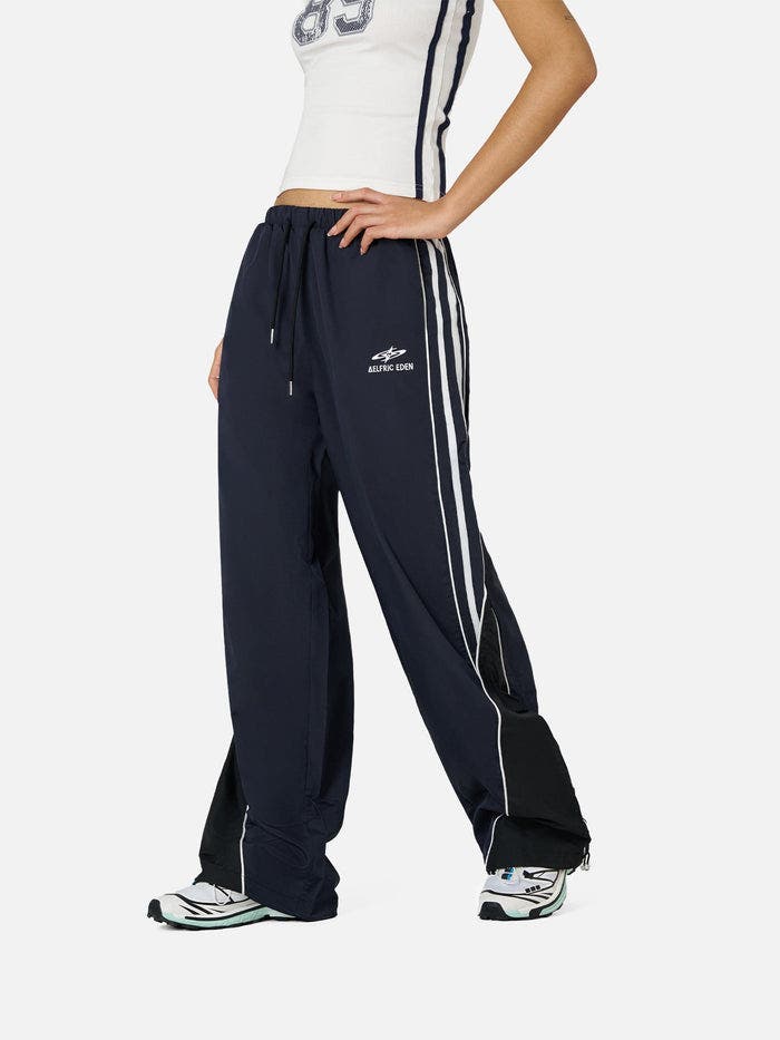 Contrast Side Baggy Track Pants - image 2
