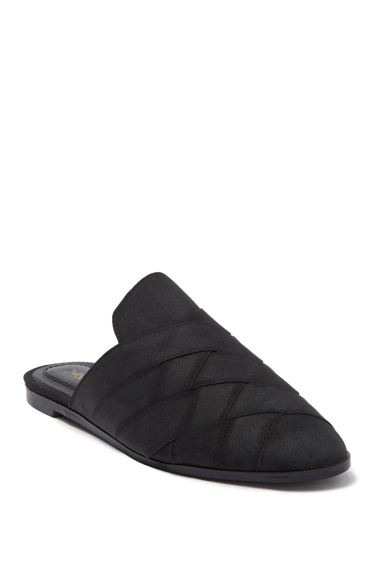 CHASE AND CHLOE Melvin Woven Mule Flat