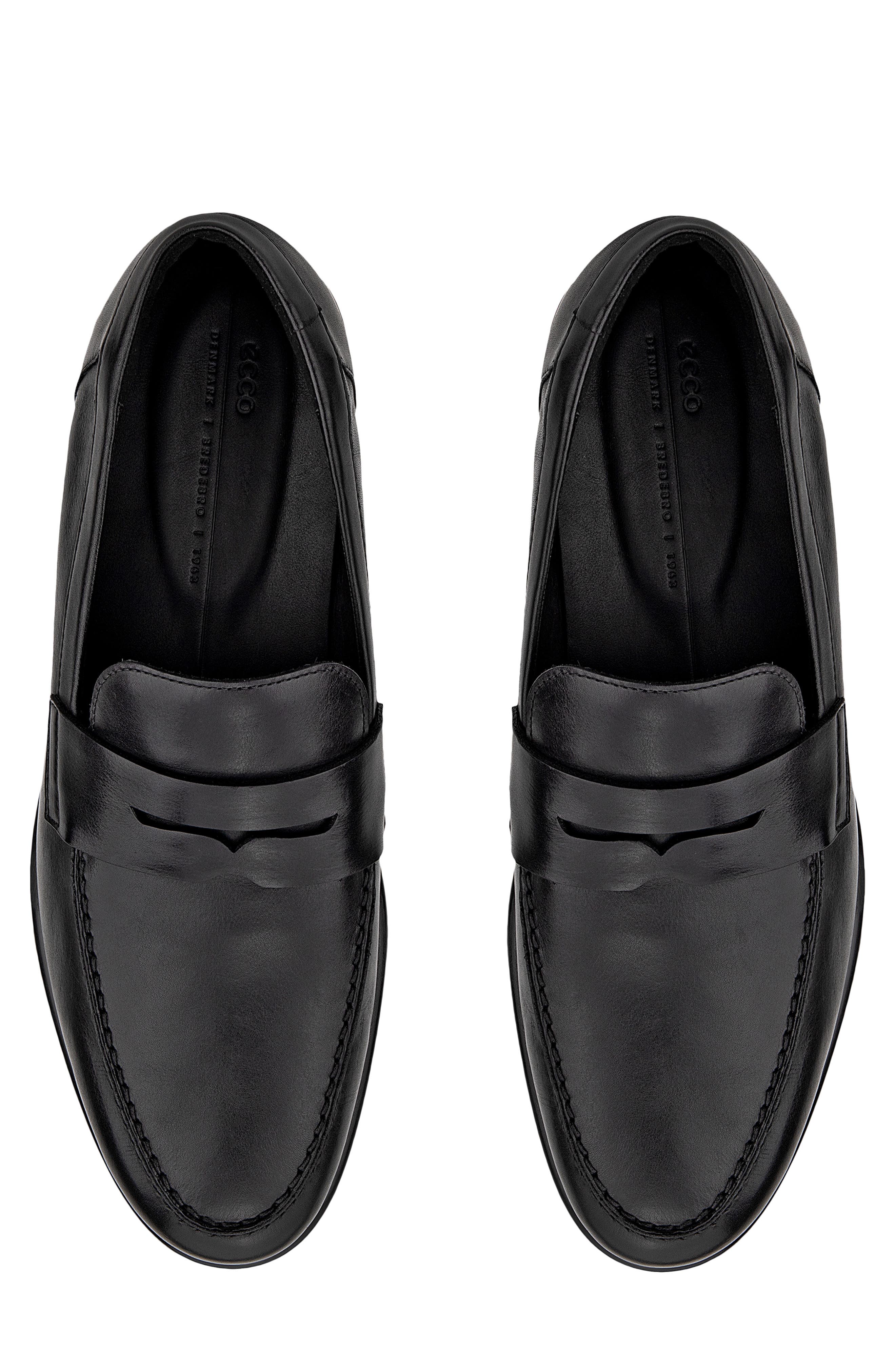 ECCO Metro Verona Penny Loafer, Alternate, color, Black
