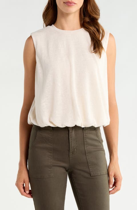 Quinn Bubble Sleeveless Top