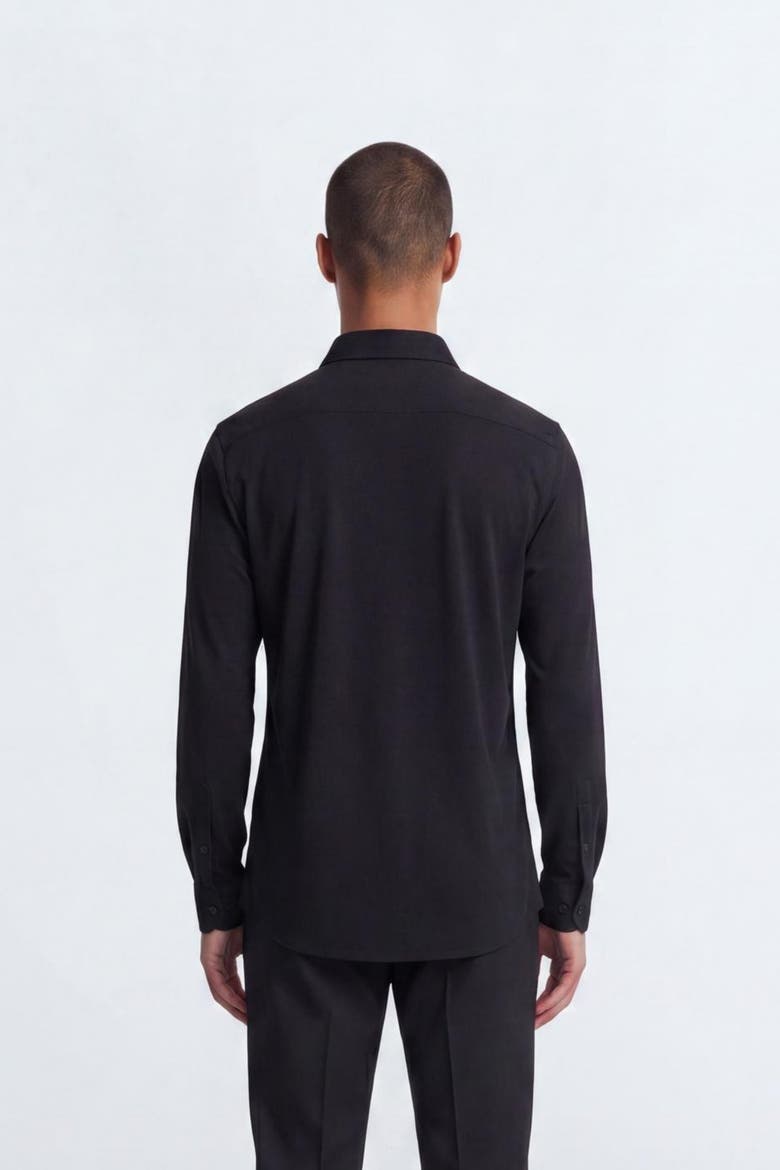 Noah Jersey Shirt, Alternate, color, Black