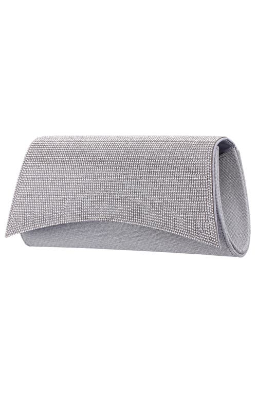 Shop Nina Enid Clutch In Silver