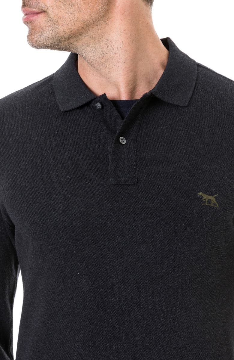 Rodd & Gunn Gunn Piqué Polo, Alternate, color, Charcoal