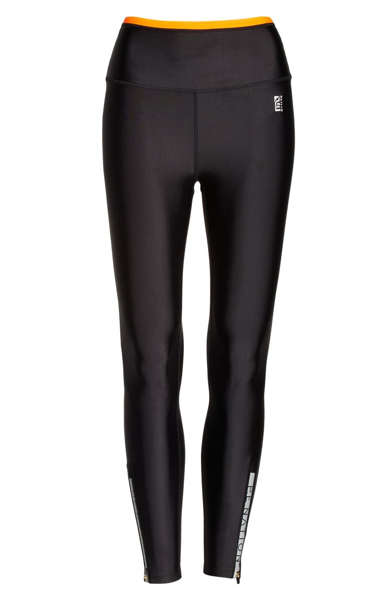 P.E Nation P.E. Nation Superset High Waist Leggings, Alternate, color, 