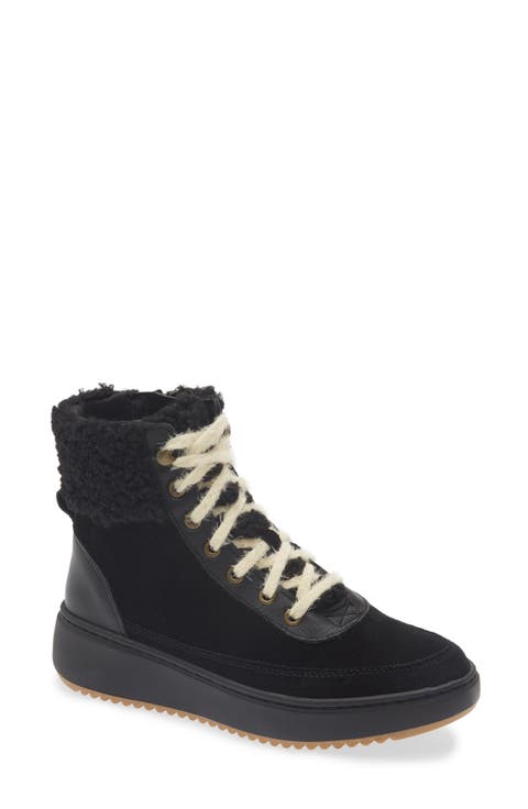 Olympia Faux Shearling Bootie