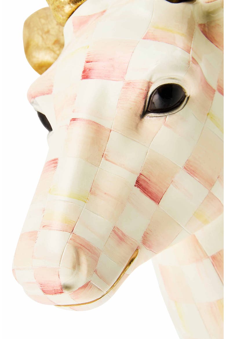 Rosy Check Deer Wall Decor, Alternate, color, ROSY